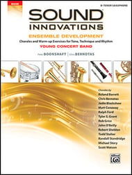 Sound Innovations: Ensemble Development for Young Concert Band Tenor Sax band method book cover